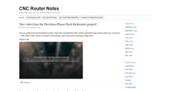 Desktop Screenshot of cncrouternotes.com